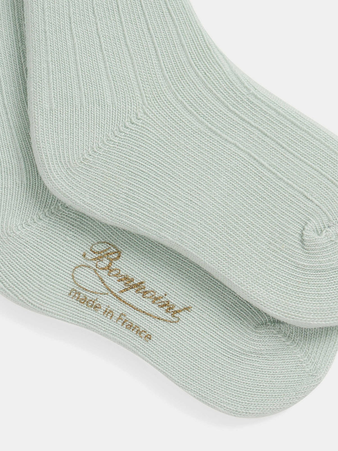 Elwen Socken aus blauer Baumwolle