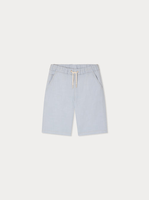 Elgar himmelblaue Shorts aus Bio-Baumwolle