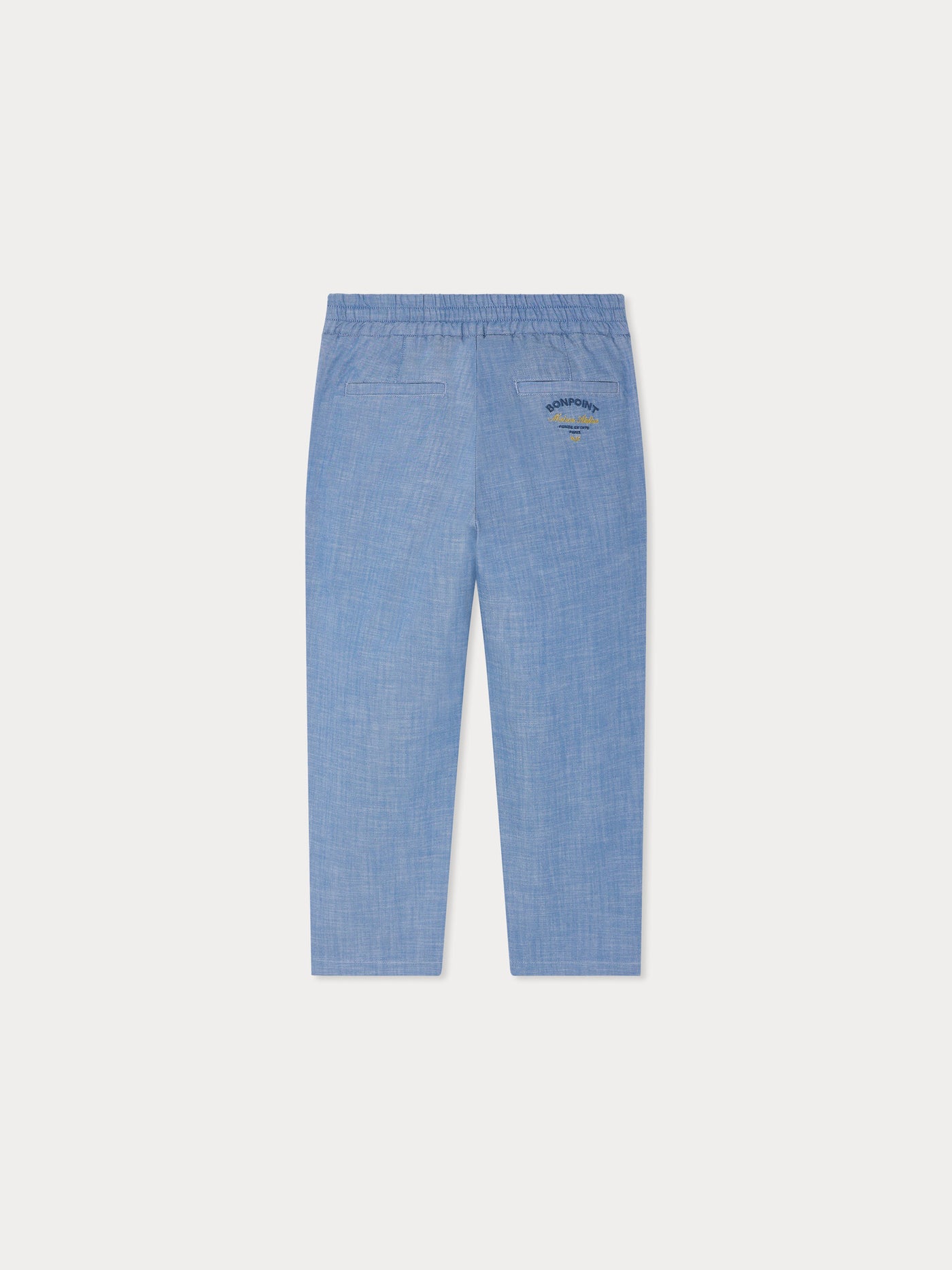 Tilyo Chambray Chino-Hose aus Bio-Baumwolle