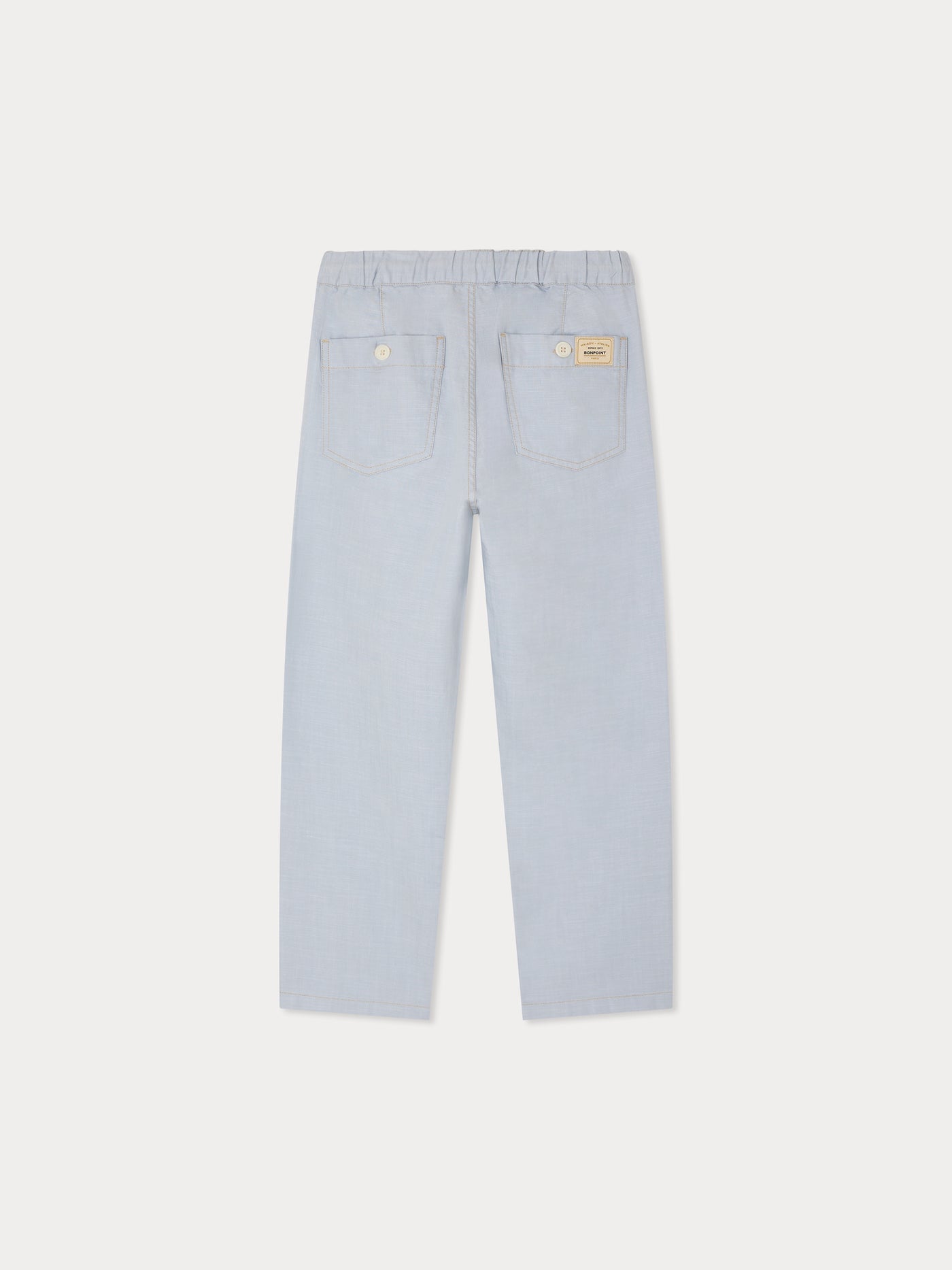 Connel Chambray-Hose aus Bio-Baumwolle