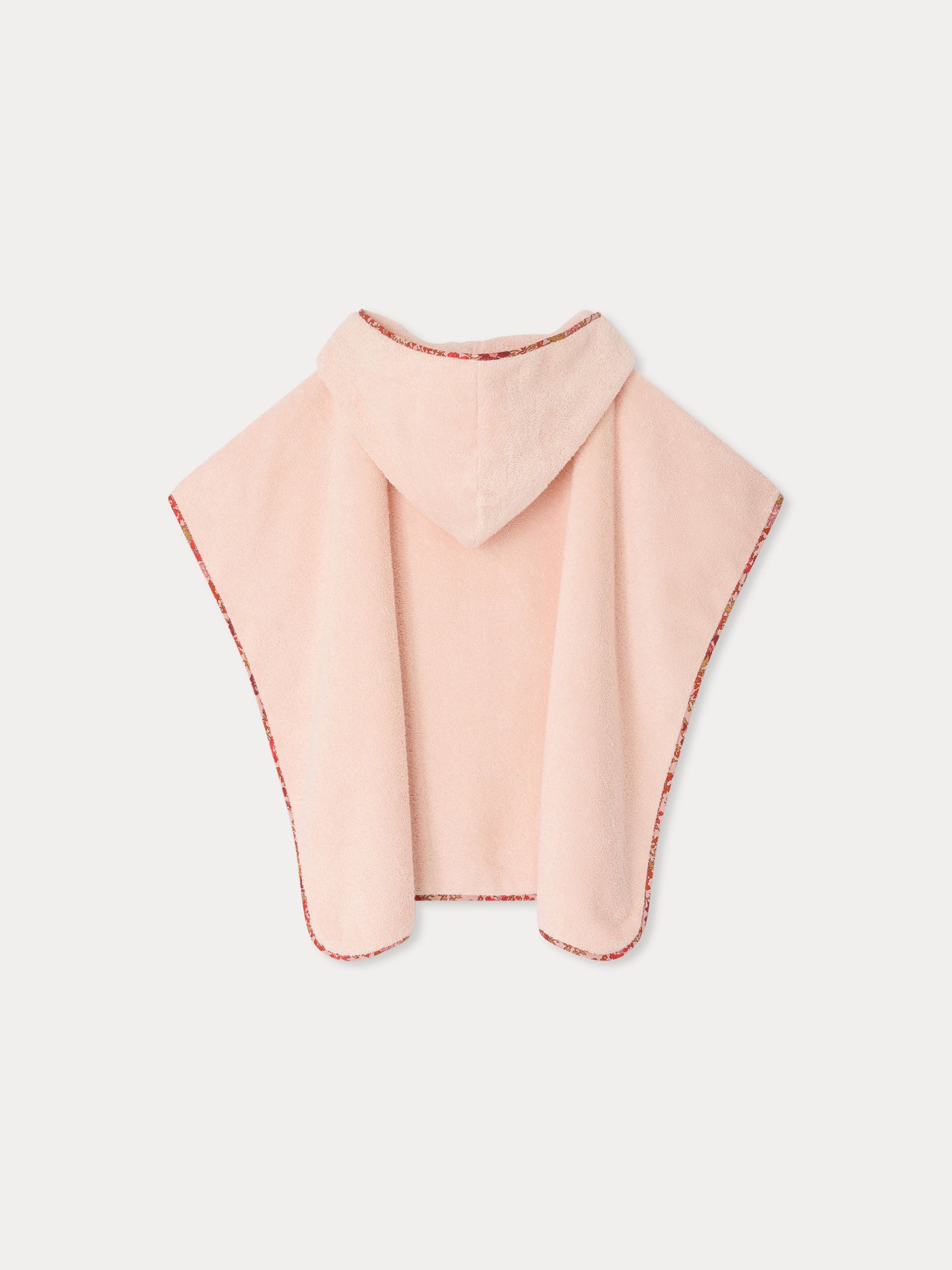 Poncho de bain Eneri avec biais en tissu Liberty en coton biologique
