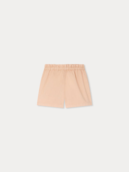 Short Milly rose poudre en coton biologique