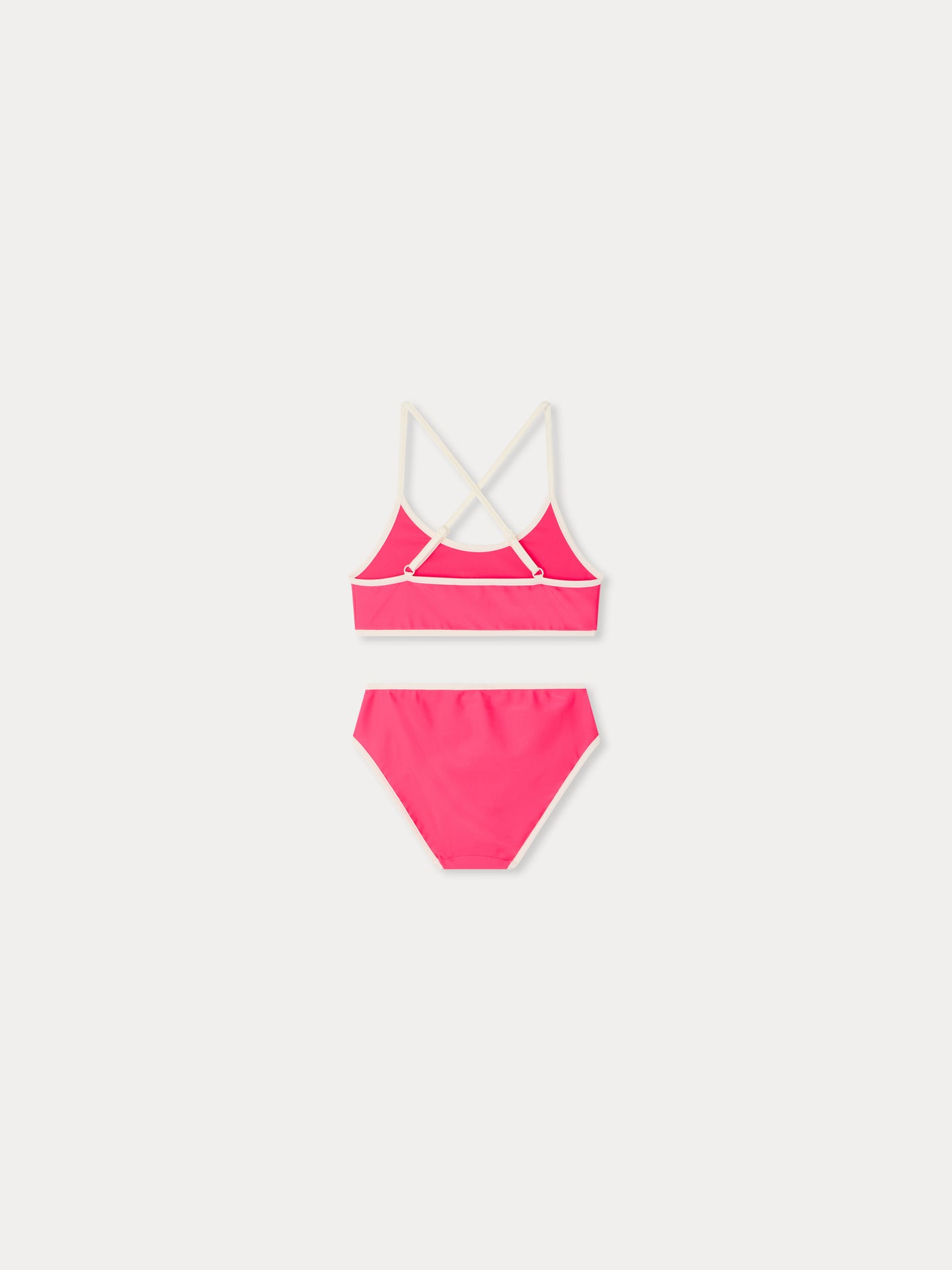 Maillot de bain deux pièces Lura rose fluo