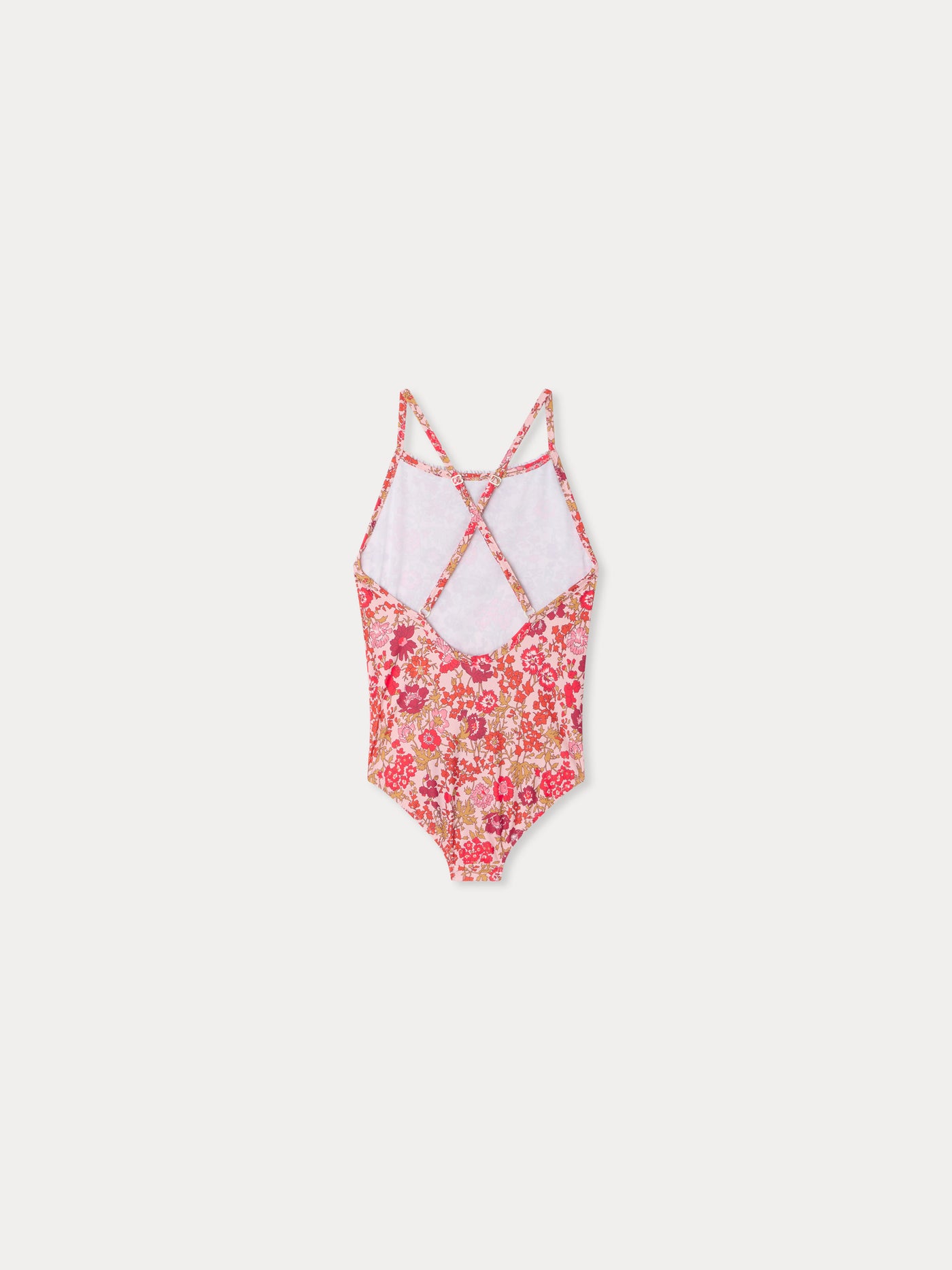 Maillot de bain une pièce Laika fleurs roses en tissu Liberty