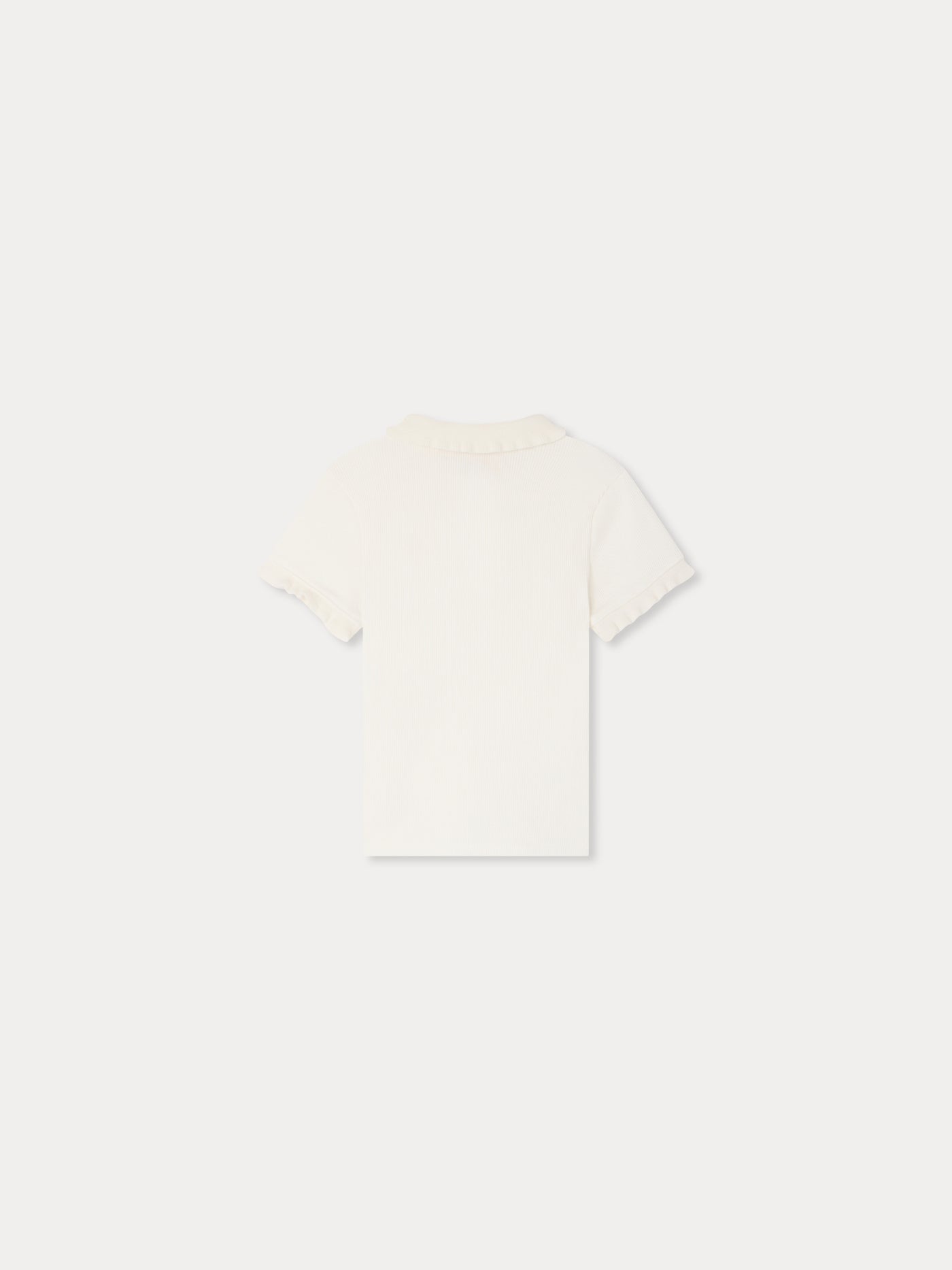 Gina Kirsch-besticktes T-Shirt aus Bio-Baumwolle