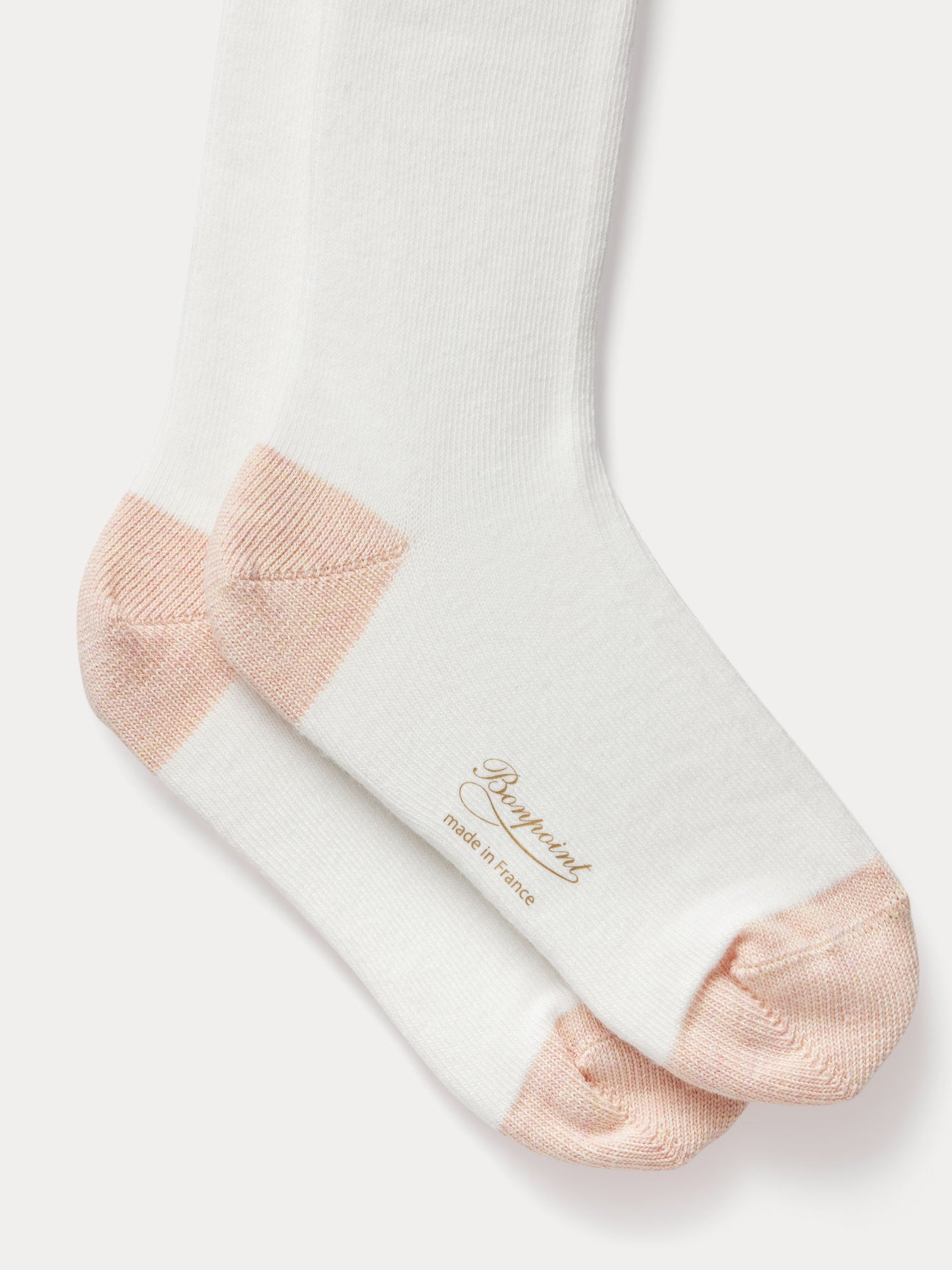 Chaussettes Liatris blanc lait avec cerise