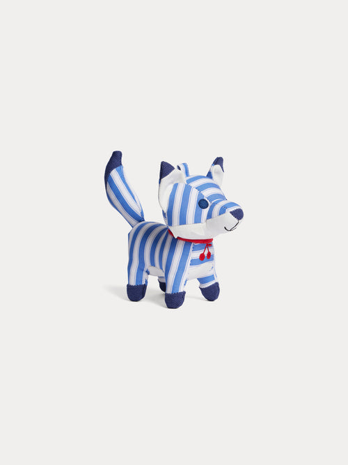 Bonpoint x Maison Kitsuné peluche Renard ricamata a mano