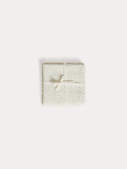 Set Doudou-Wickeltücher aus Bio-Baumwolle