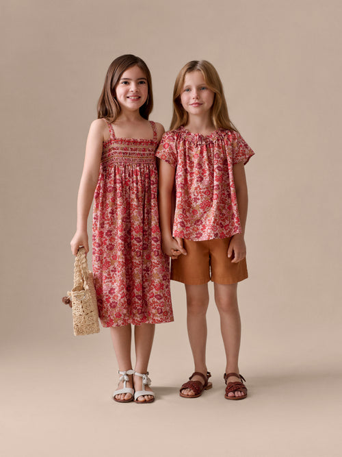 Blusa Goldia en tejido Liberty de algodón orgánico
