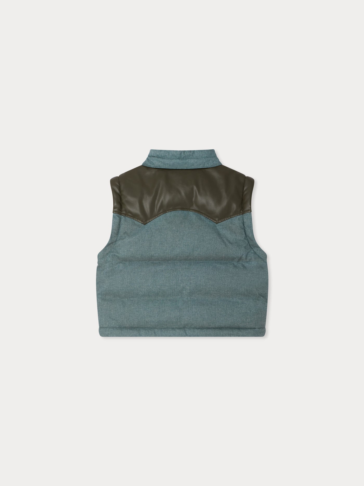 Jareth down jacket with hood and removable sleeves