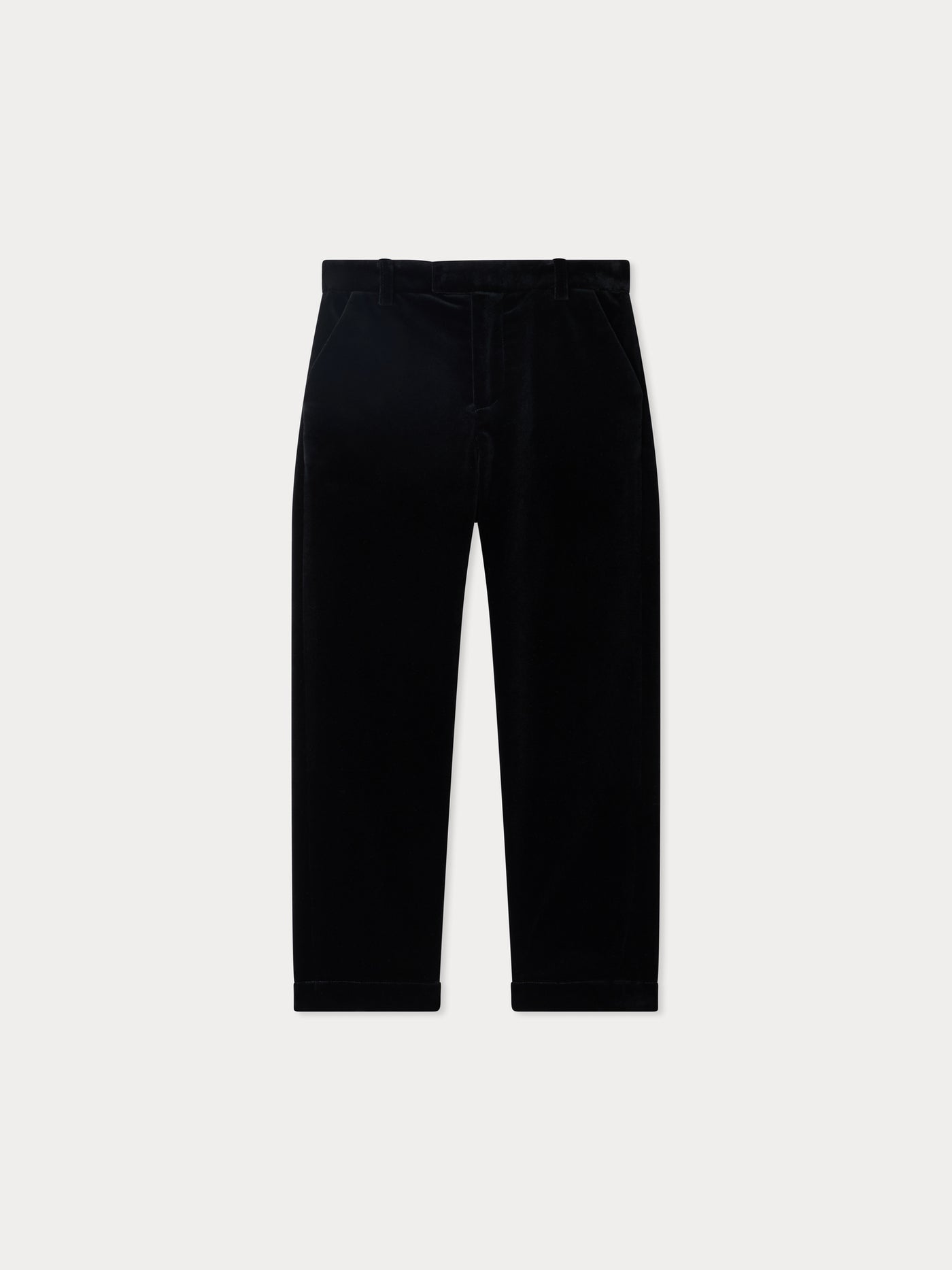 Pantaloni Timote in velluto liscio in cotone biologico