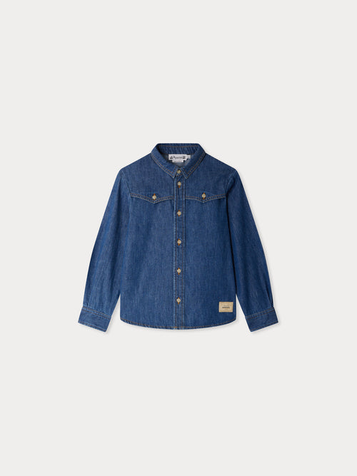 Jared Western Denim Cutout Shirt