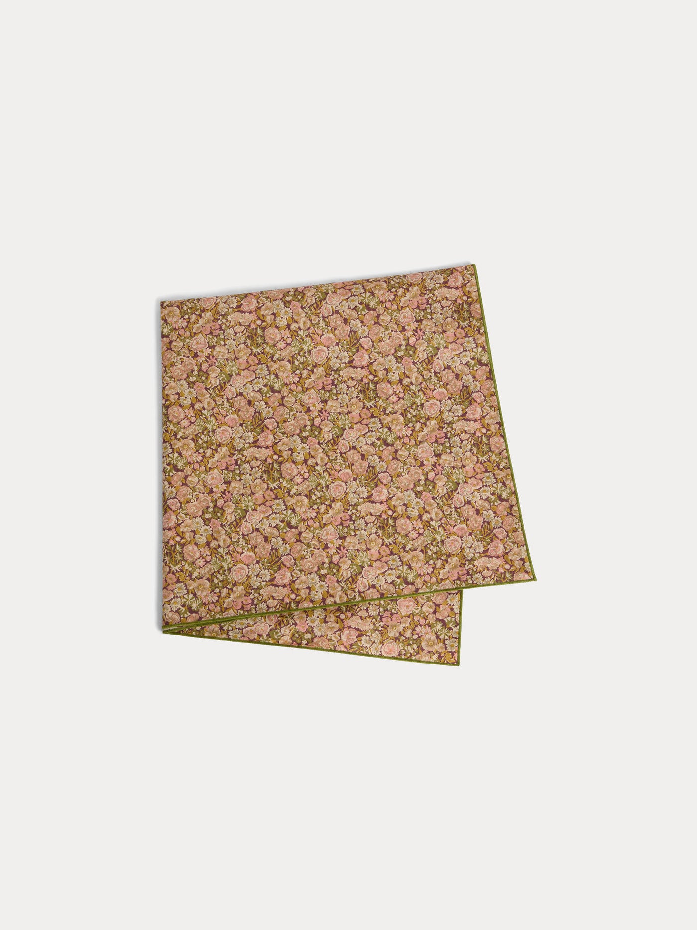 Cayati-Schal aus Liberty-Stoff aus rosa Bio-Baumwolle