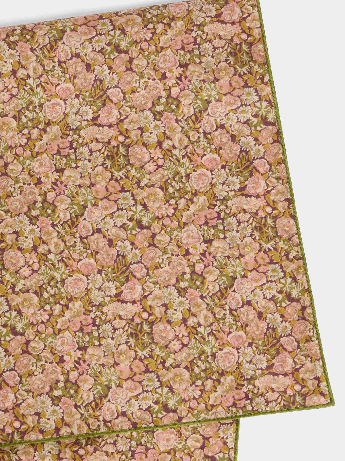 Cayati-Schal aus Liberty-Stoff aus rosa Bio-Baumwolle