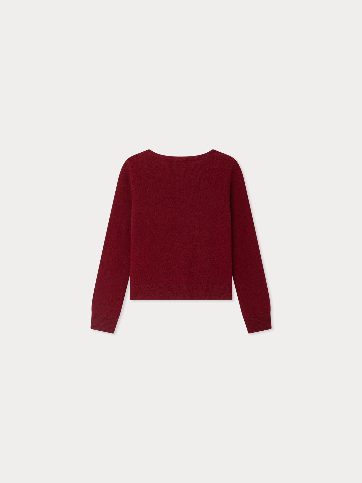 Jonia cardigan hand-embroidered with cashmere beaded cherries