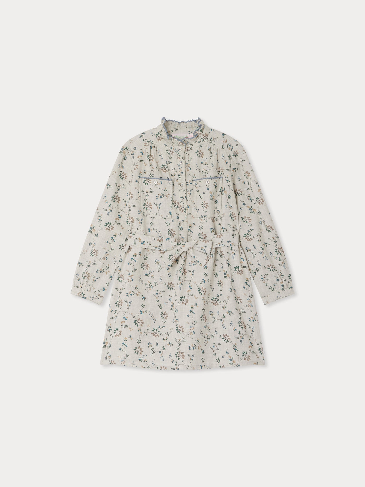 Robe Tiphany avec croquets contrastés