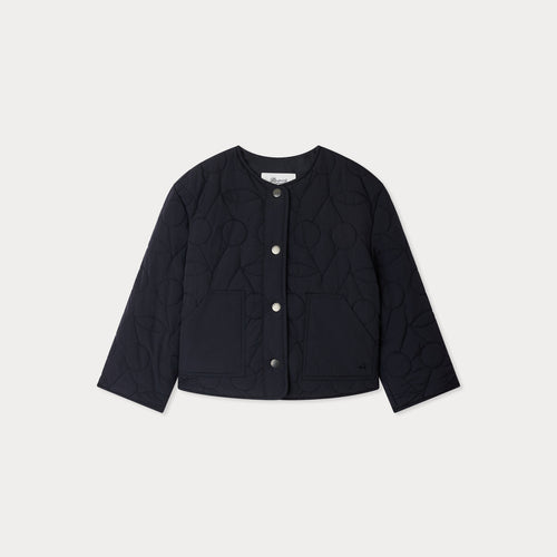 Jill quilted cherry down jacket