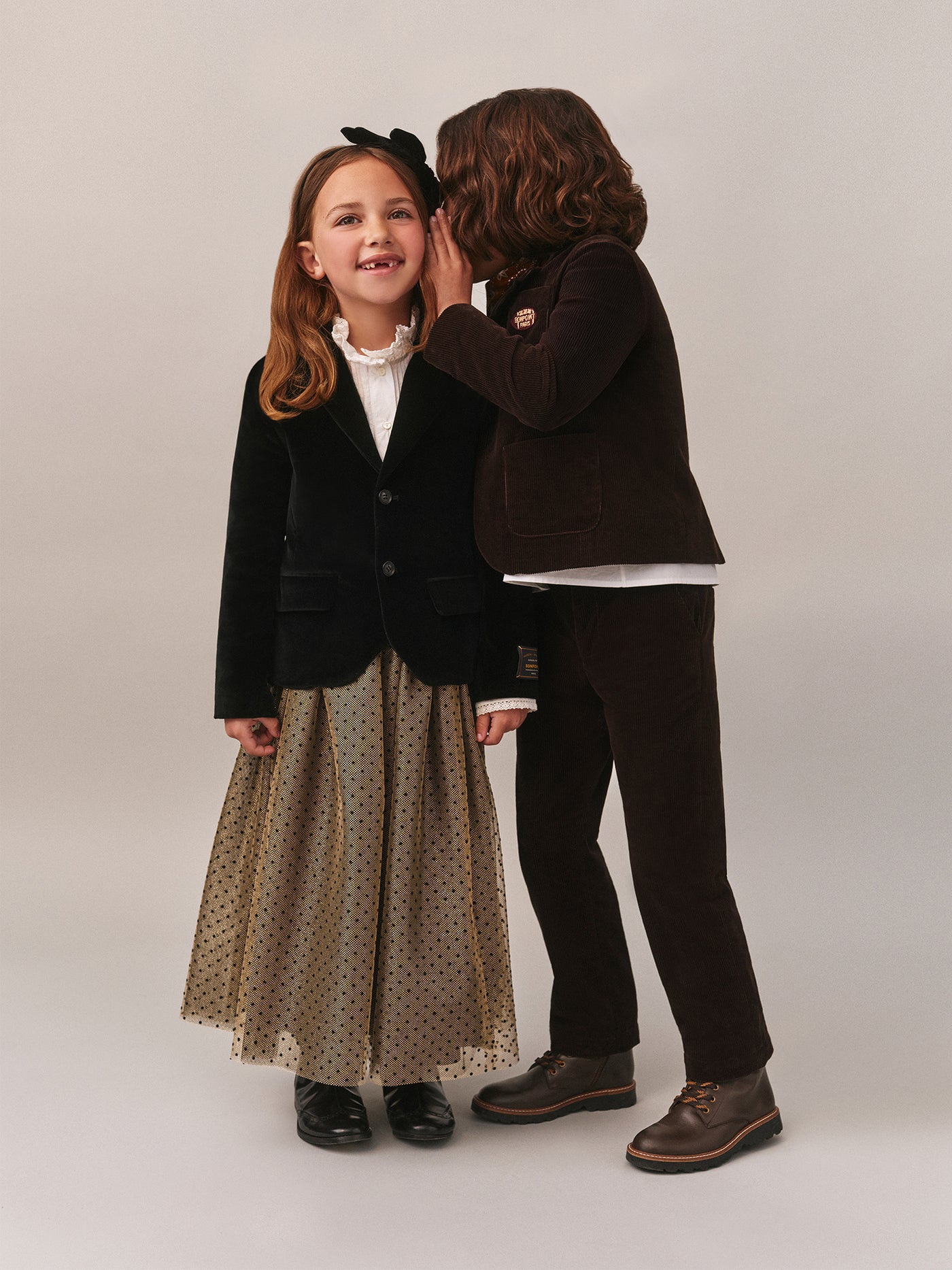 Jupe Panice longue à imprimé pois