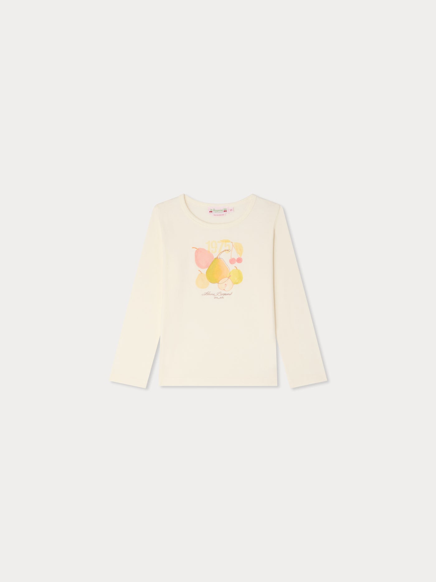 Tidjiane bedrucktes und besticktes Poiriers-T-Shirt aus Bio-Baumwolle