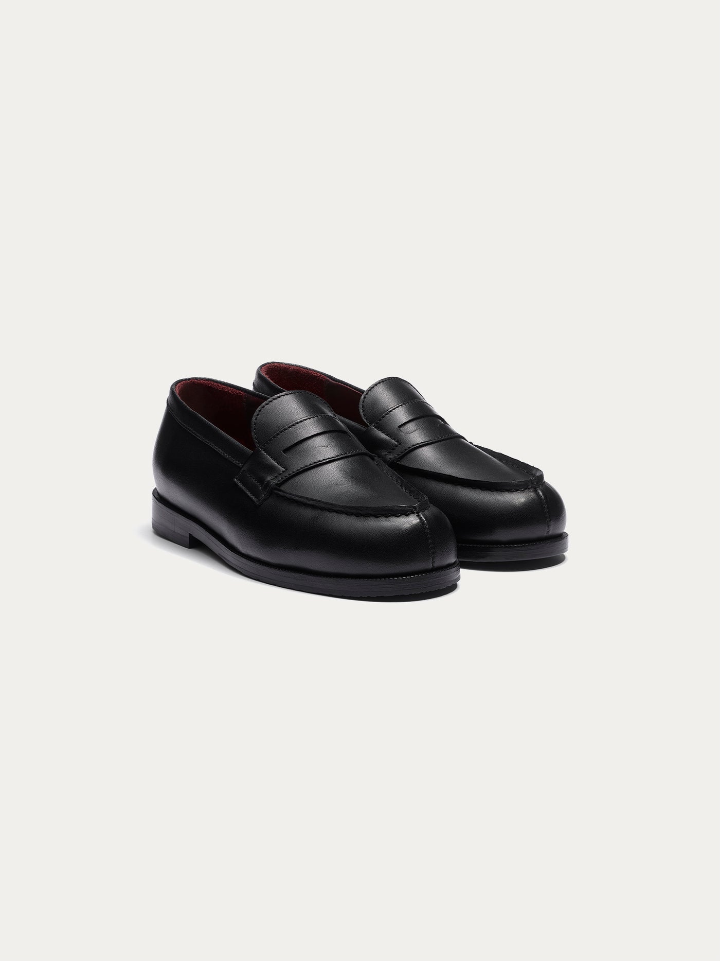 Bonpoint x Weston leather loafers