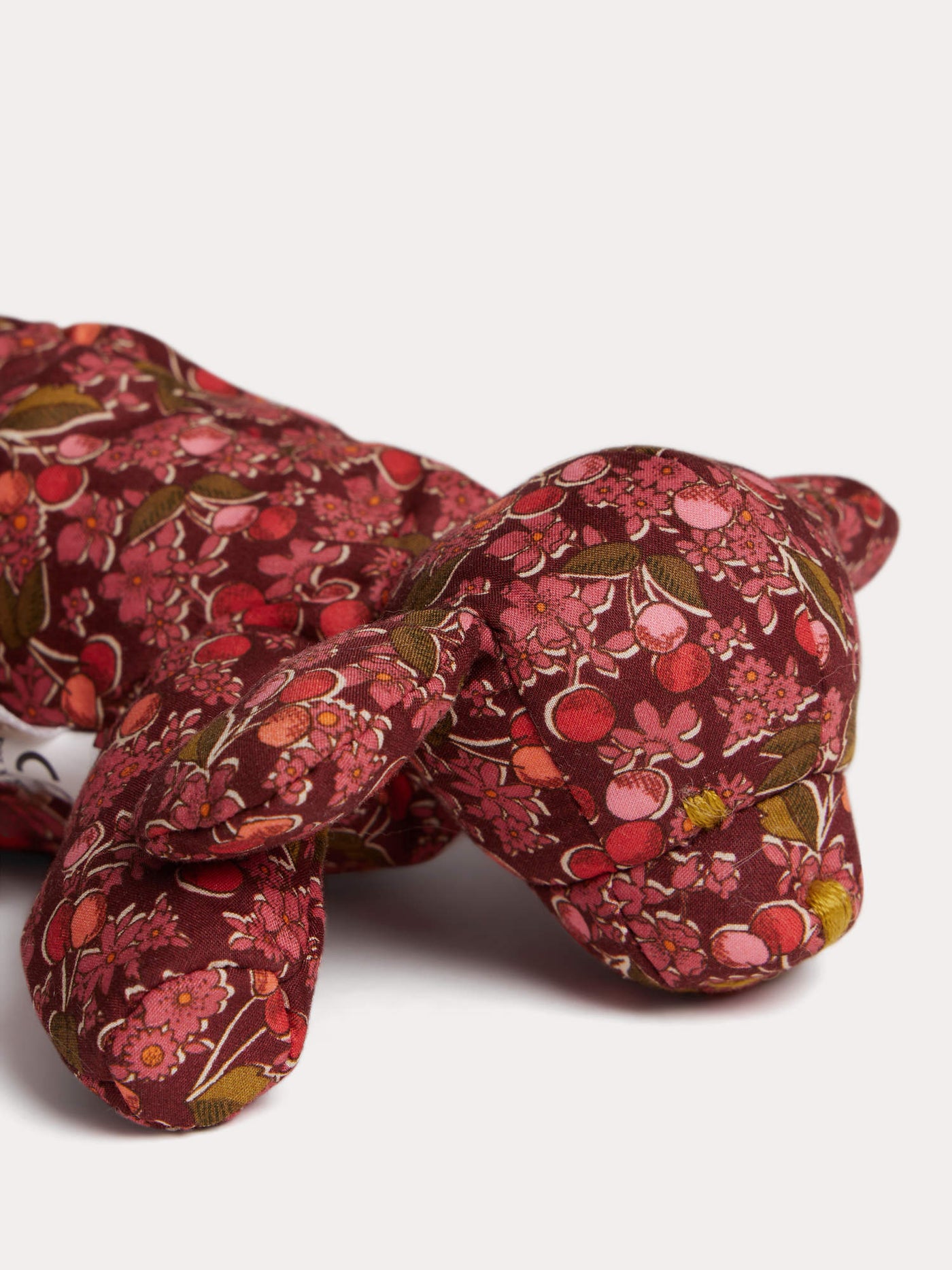 Coperta per cani Aimée in tessuto Liberty rosso in cotone biologico