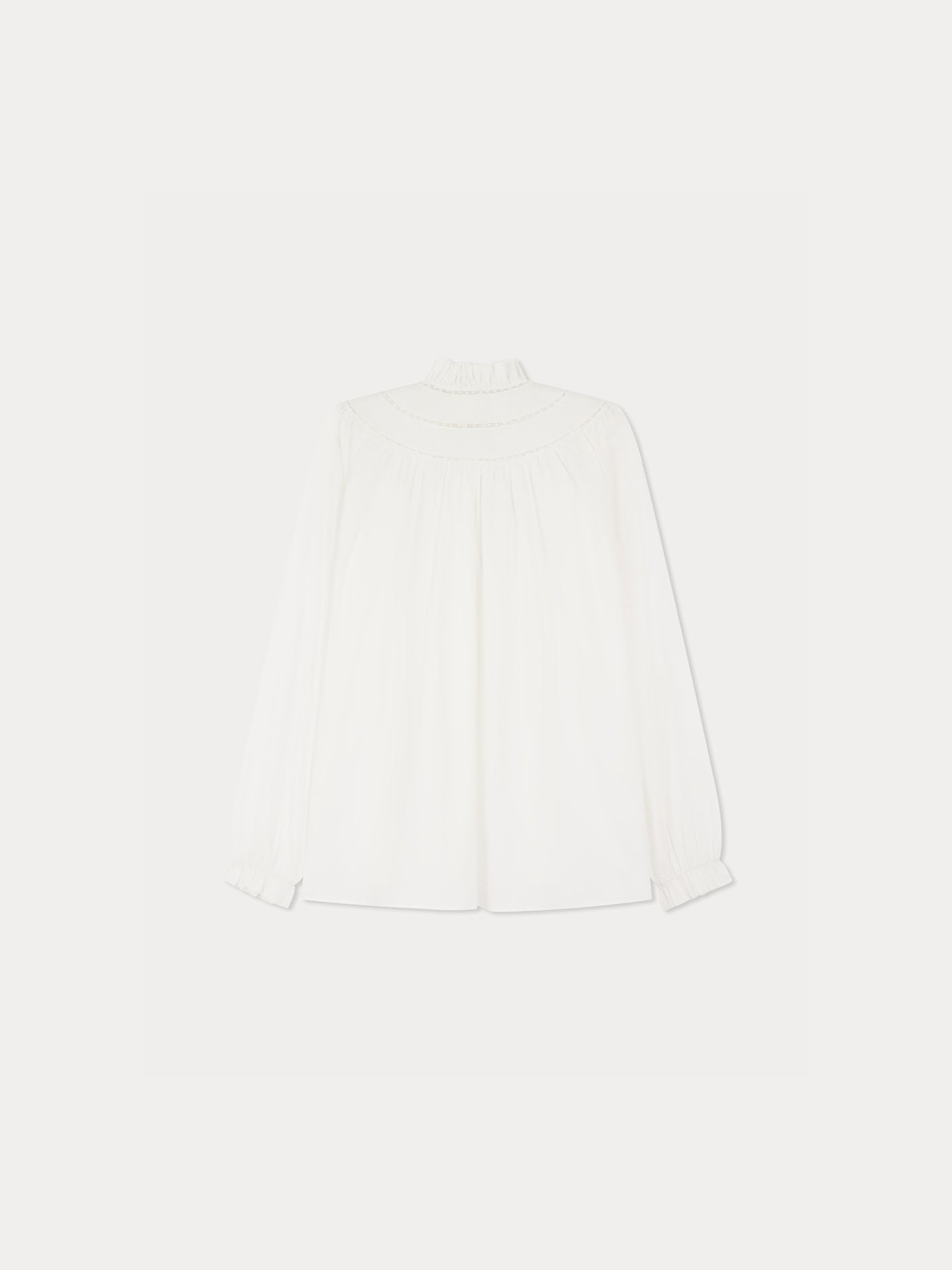 Blusa in pizzo di cotone biologico Jaimara