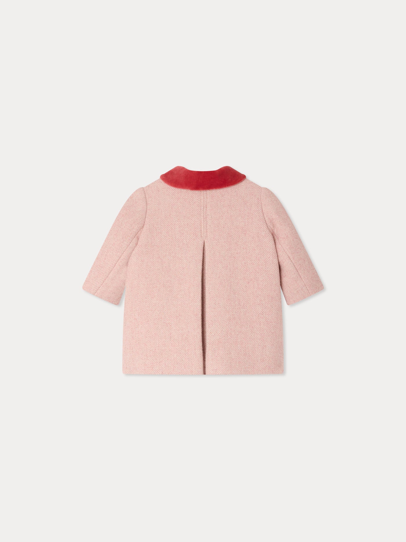 Manteau Moka en laine et col en velours