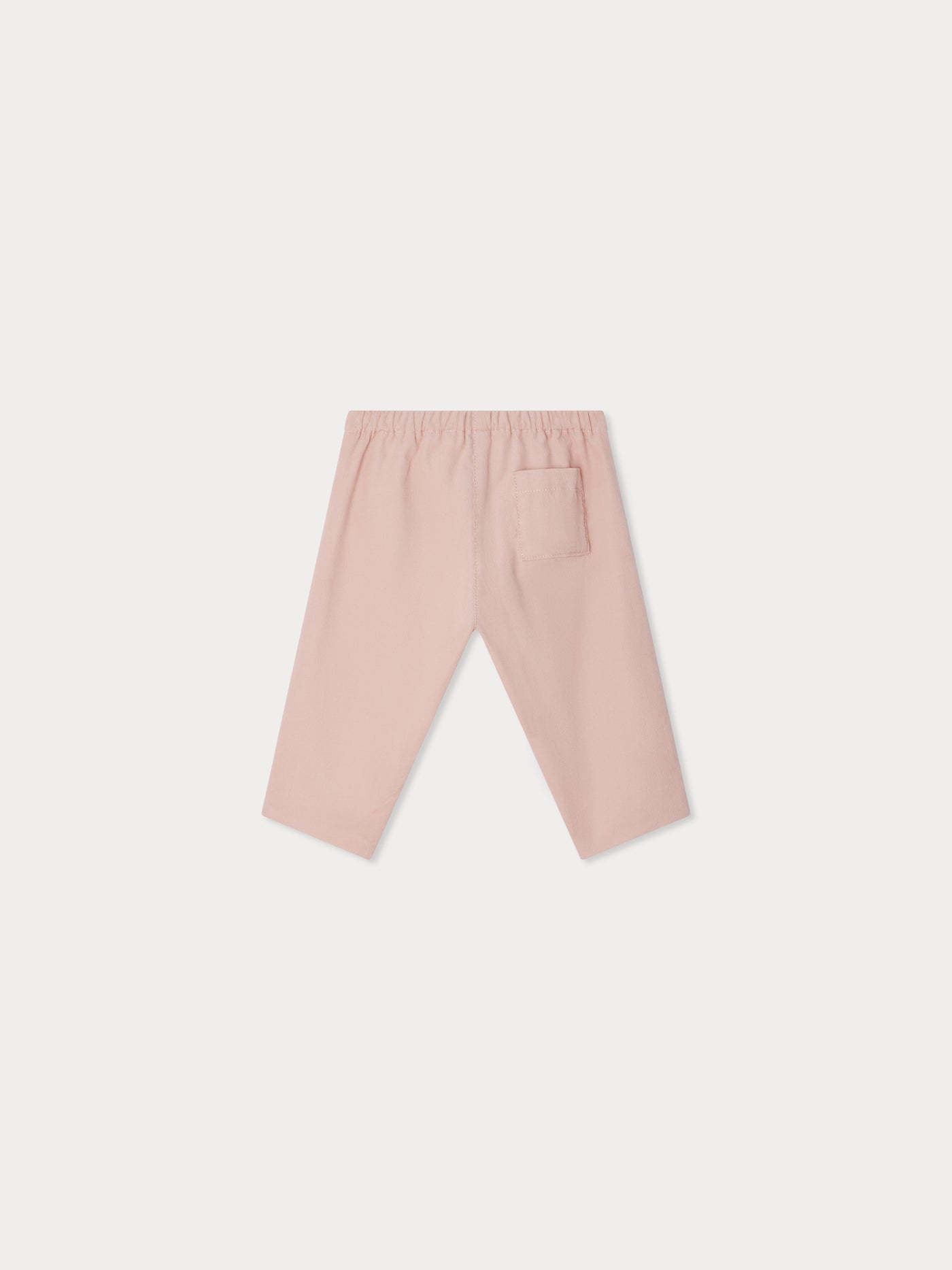 Pantalon Dandy en velours de coton biologique rose