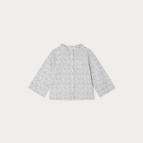 Ganni printed organic cotton shirt