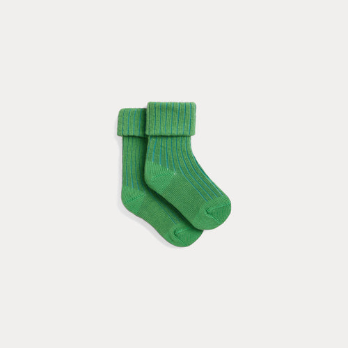 Chaussettes mixtes Gadilson en coton vert