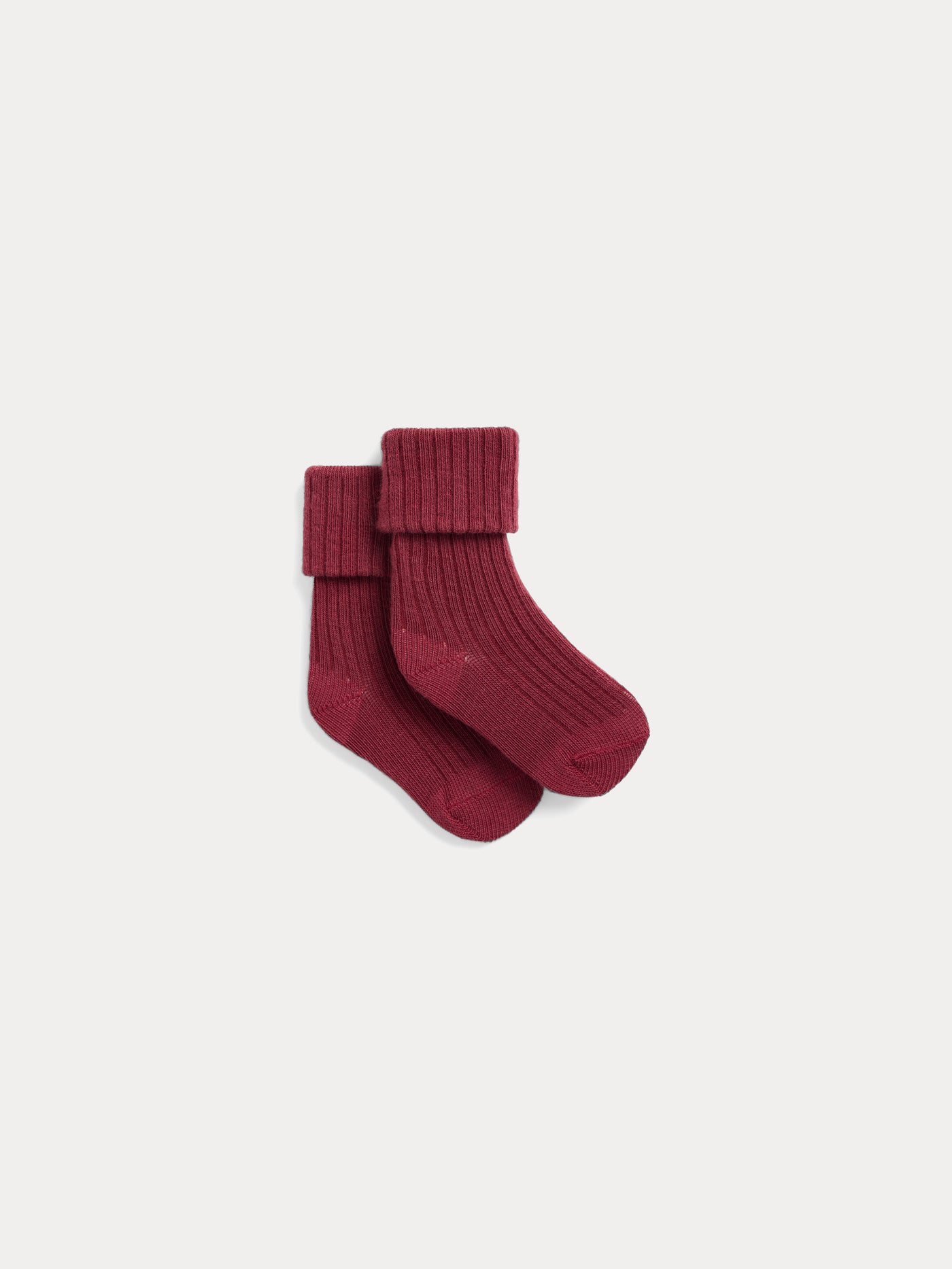 Chaussettes mixtes Gadilson en coton bordeaux