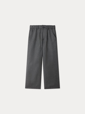 Pantalon à plis Manuel en laine