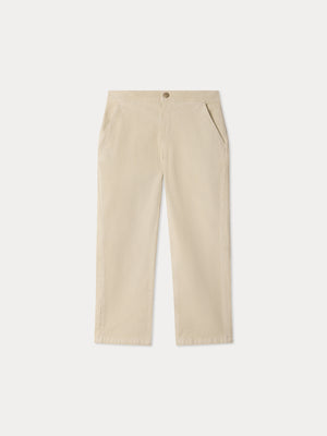 Mirak-Geradehose mit Stickerei aus Bio-Baumwolle