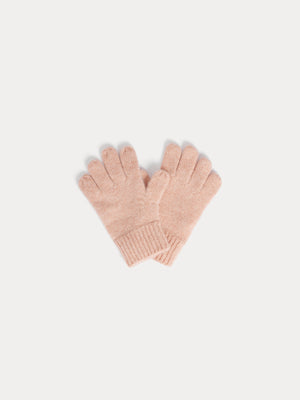 Guantes Birk rosa de cachemir