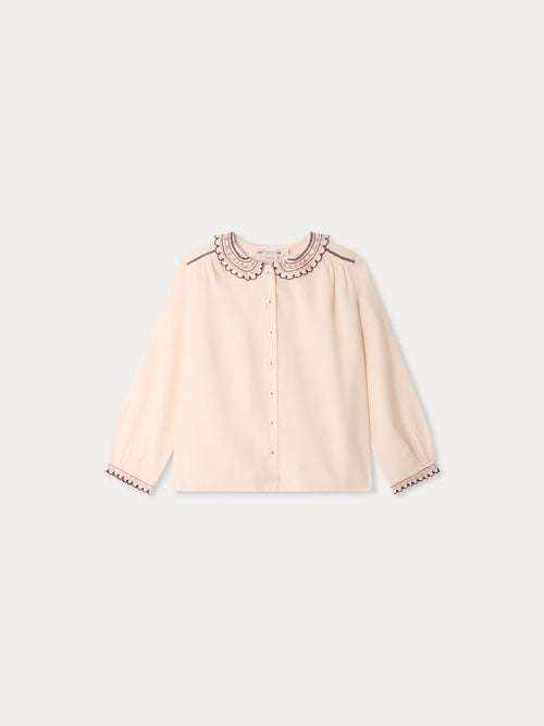 Blusa Malah de sarga de algodón orgánico