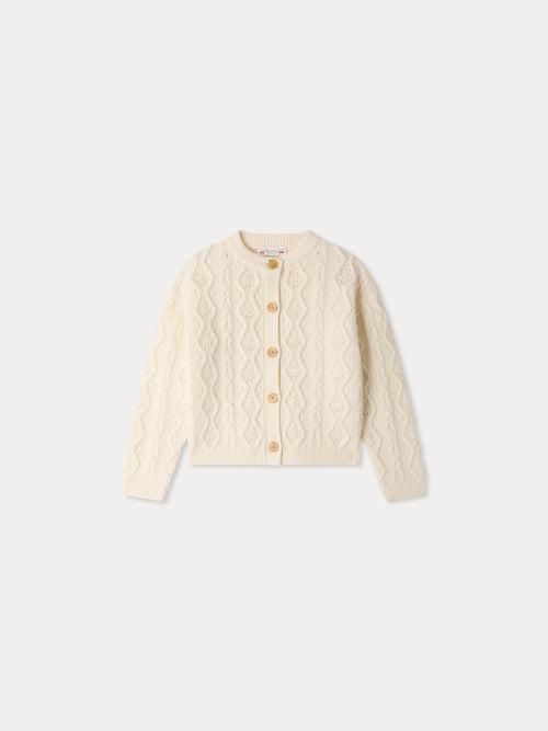 Marella cable-knit wool cardigan