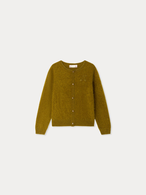 Milana lurex cardigan in wool
