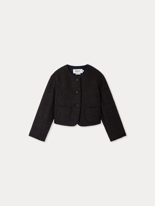 Tabitha-Jacke aus gestepptem Tweed