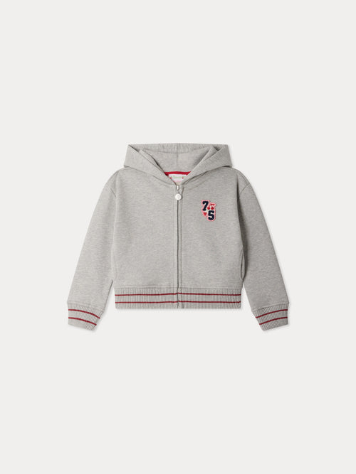 Sweatshirt Marnie zippé en coton biologique