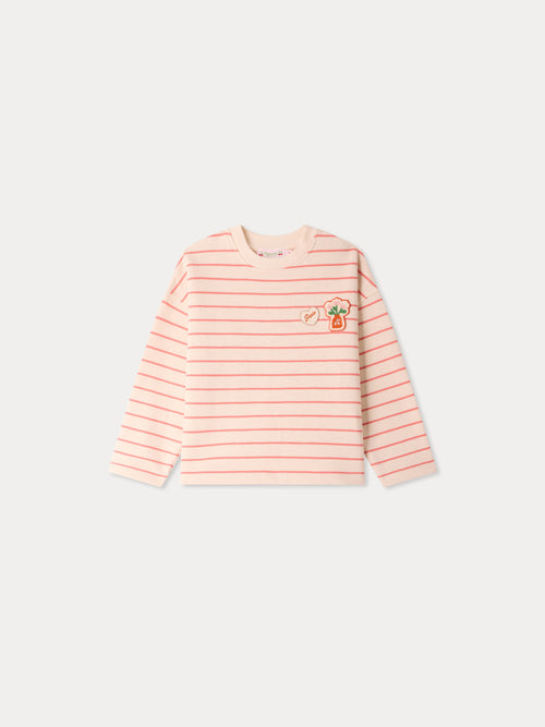 Sweatshirt à rayures