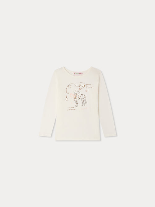 Tidjiane T-shirt with Dalmatian print in organic cotton
