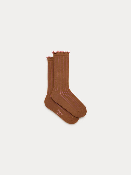Chaussettes Joxane marron