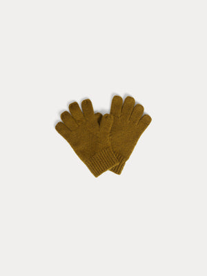 Guantes Birk verde de cachemir