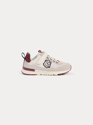 Bonpoint x Maison Kitsuné Geno Sneaker mit Fuchs-Patch aus Leder
