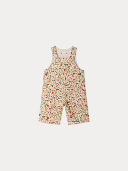 Malexandre baby dungarees in Liberty fabric in organic cotton