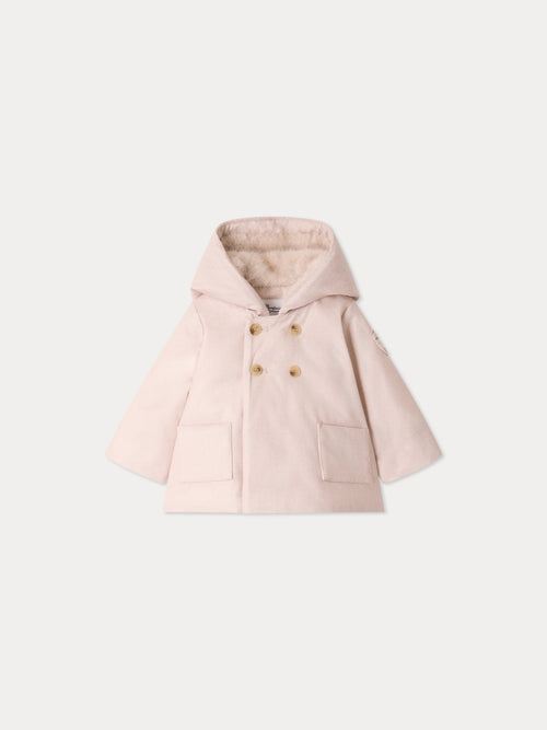 Manteau bébé Misha ouatiné déperlant et imperméable à boutonnage croisé