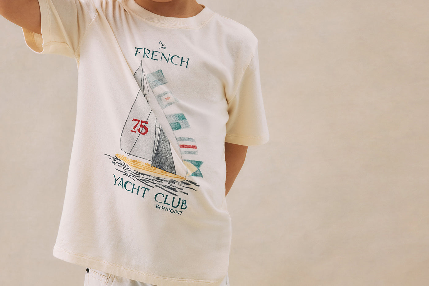 Boy's summer look 2025 Boat Tee-shirt