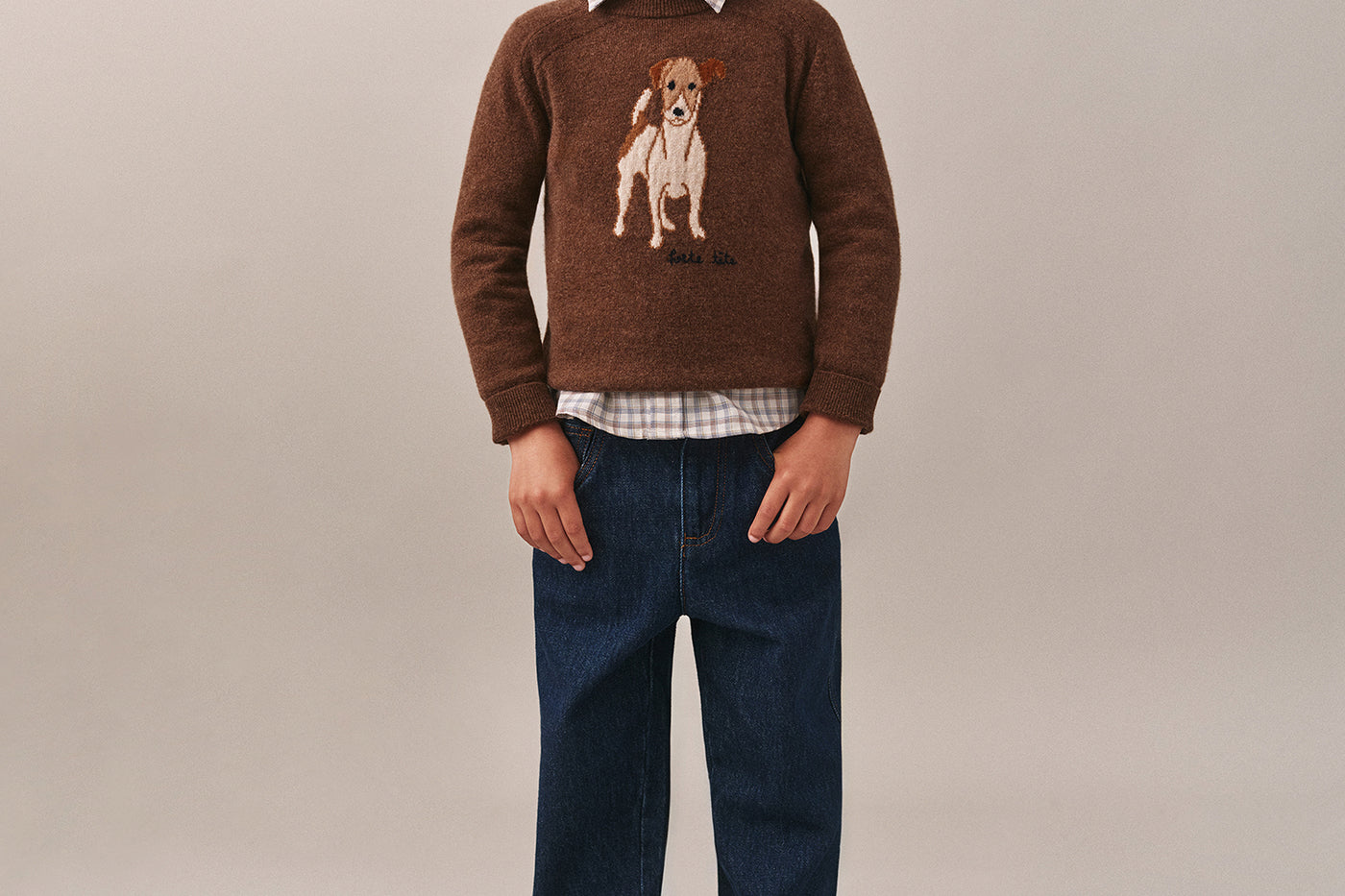 Look de niño invierno 2025 - Jersey perro