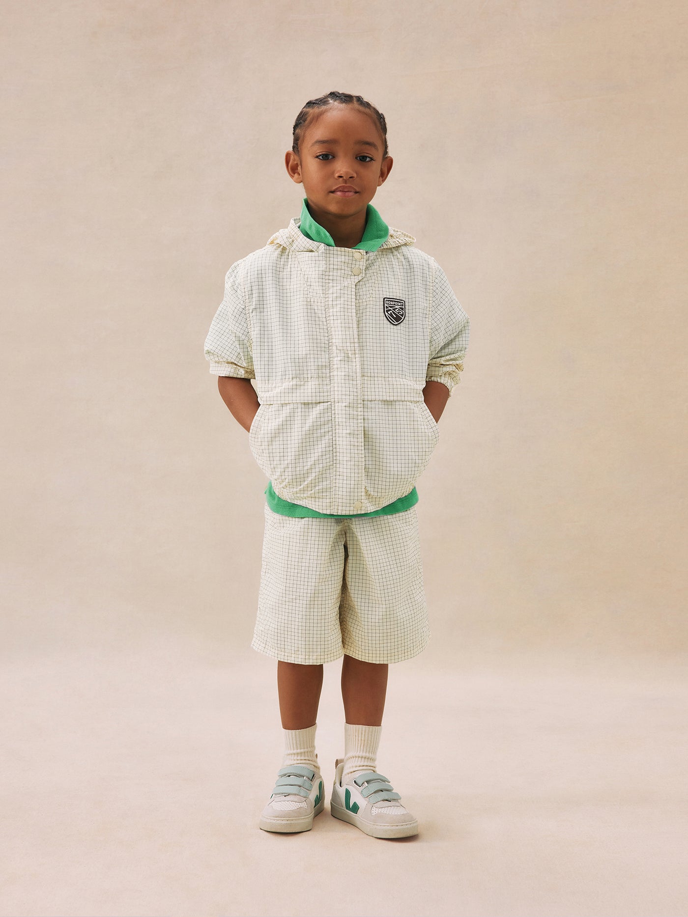 Look de niño verano 2025 Conjunto impermeable
