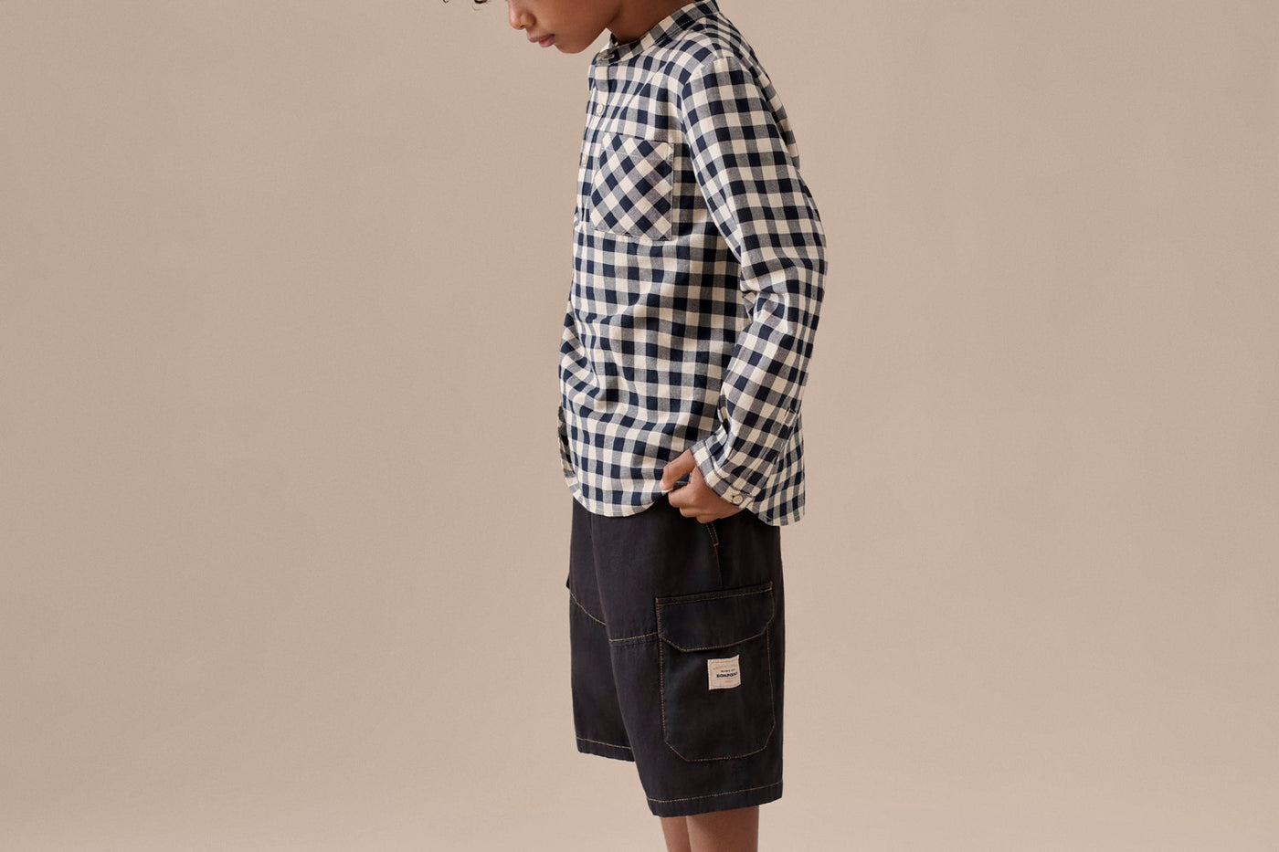 Look de niño verano 2026 - Camisa de cuadros